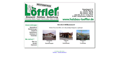 Desktop Screenshot of holzbau-loeffler.de